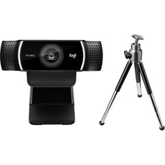 Веб-камера Logitech Webcam C922 PRO Stream 1080p (960-001087), Чорний
